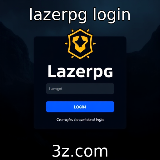 LazerPG apresenta novas funcionalidades de login